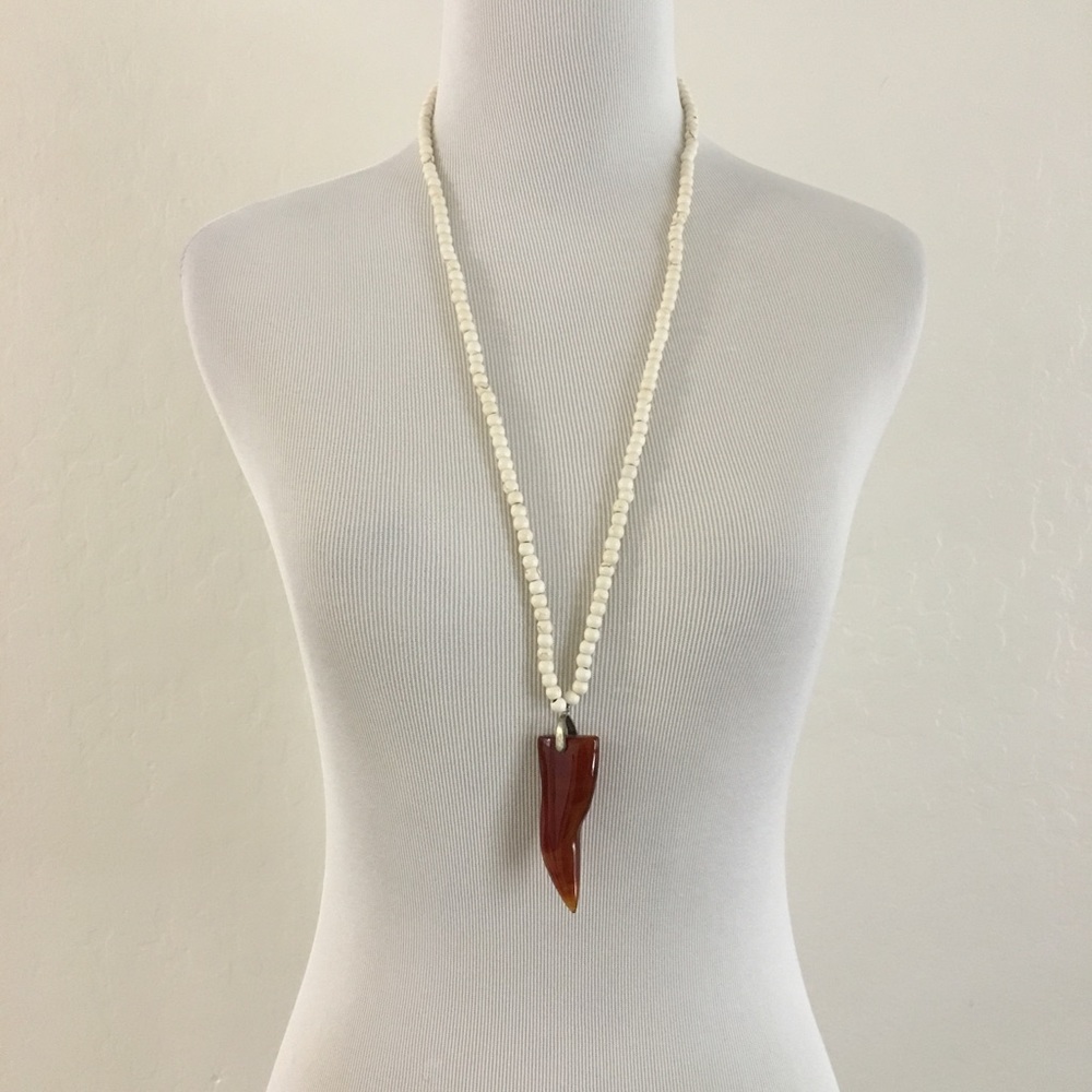 Handmade Natural Stone Boho Necklace